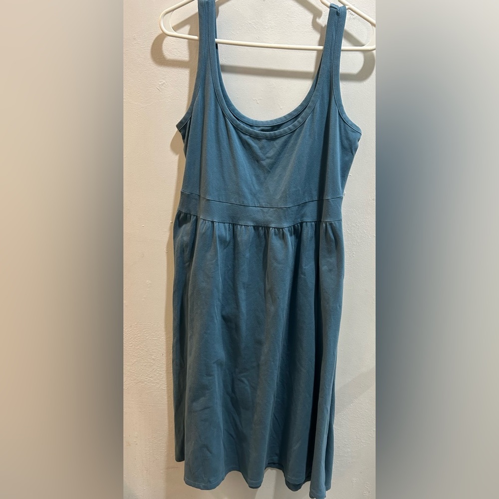 💥3/$10💥 Green cotton sleeveless dress